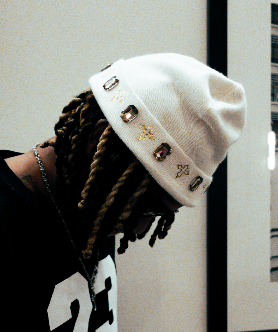 VA x ONL Rhinestone Beanie
